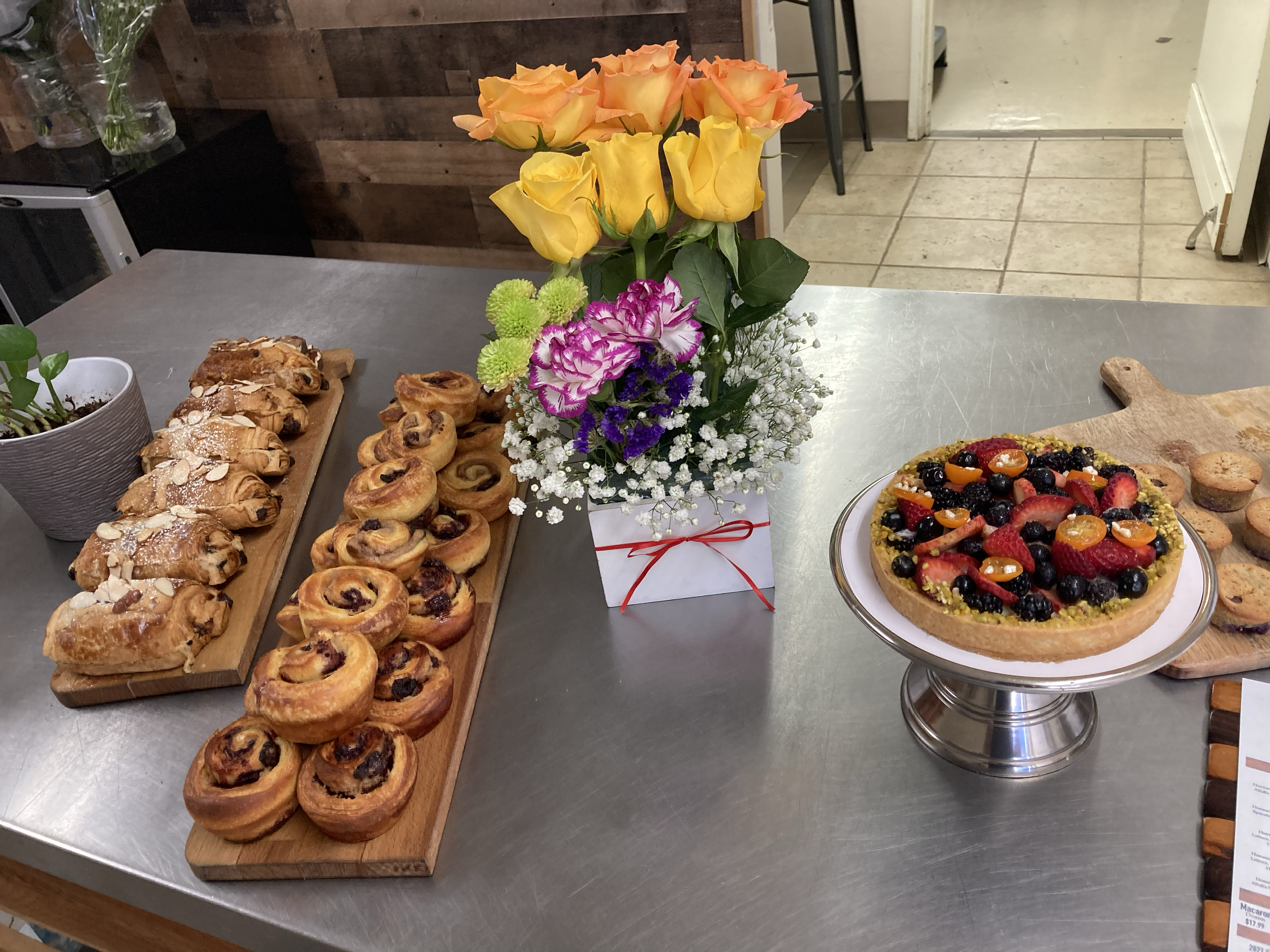 Pastry catering selection